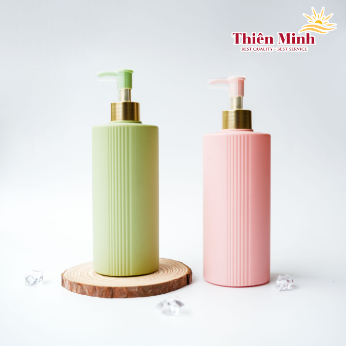 Wholesale Lotion Bottle HDPE 500ml Plastic HDPE Empty Shampoo Bottle Skin Care Packaging