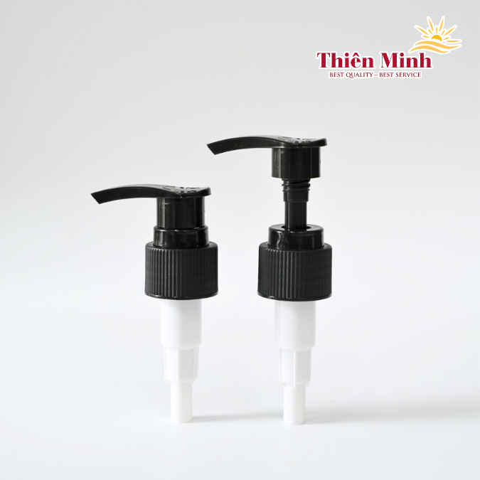Vòi nhấn fi24/410, 28/410 chất liệu PP thân đen