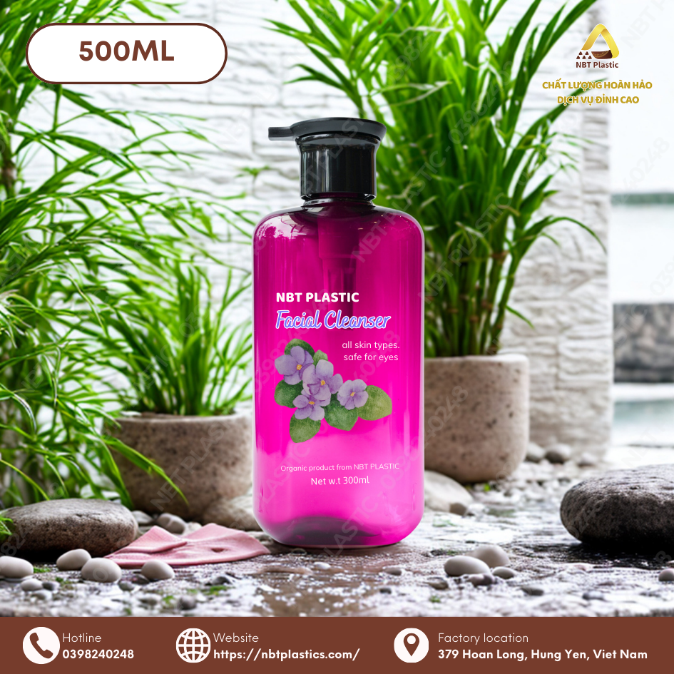 shampoo and shower gel bottle