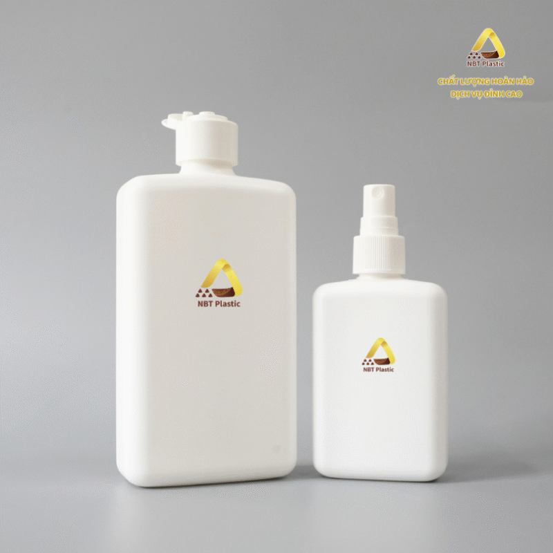 100ml HDPE bottle for hand sanitizer and small-sized cosmetic packaging