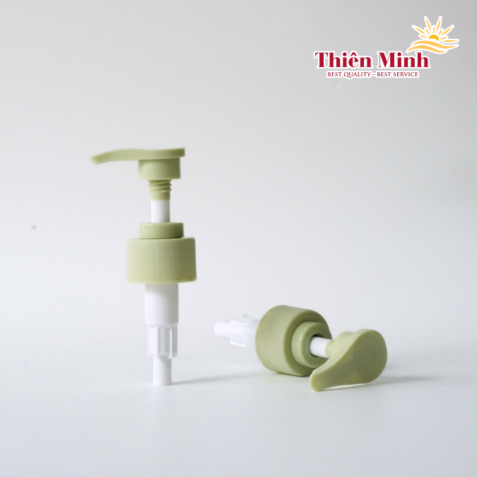 Vòi nhấn fi24/410 28/410 thân trơn màu xanh bơ