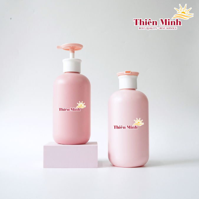 HDPE plastic bottle combo (300ml – 500ml – 600ml), suitable for shampoo, shower gel, and conditioner packaging 2 HDPE plastic bottle combo (300ml – 500ml – 600ml), suitable for shampoo, shower gel, and conditioner packaging - Image 2