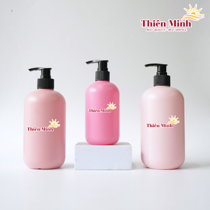 HDPE plastic bottle combo (300ml – 500ml – 600ml), suitable for shampoo, shower gel, and conditioner packaging 4 HDPE plastic bottle combo (300ml – 500ml – 600ml), suitable for shampoo, shower gel, and conditioner packaging - Image 4