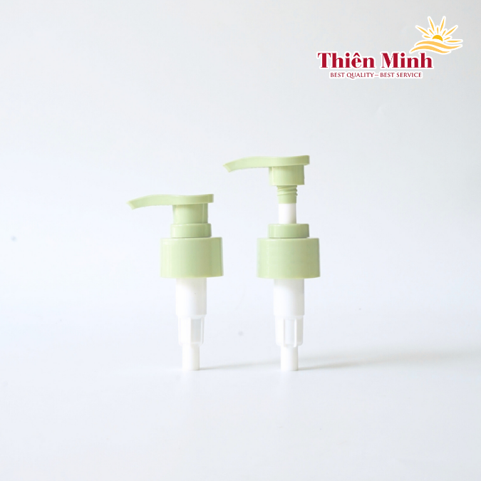 Vòi nhấn nhựa chất liệu PP 24/410 28/410 dùng cho chai đựng mỹ phẩm, chai chai vòi nhấn dung dịch