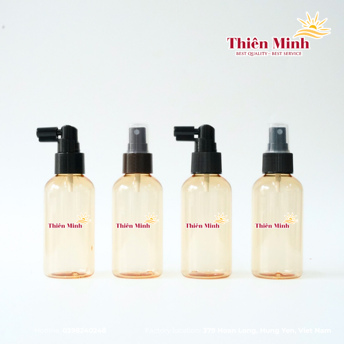 Chai PET 125ml đa năng cho mỹ phẩm và hóa mỹ phẩm – Sẵn khuôn