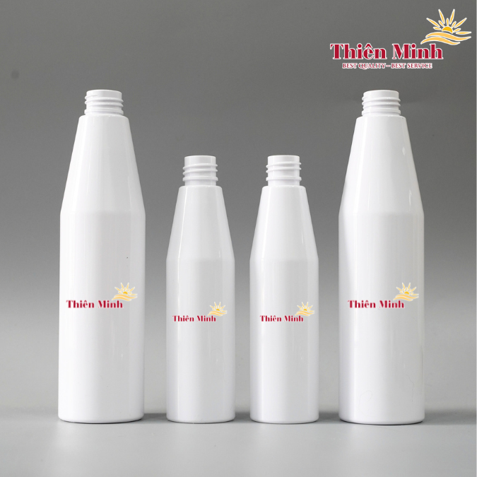 Bộ 2 chai PET dung tích 150ml - 300ml vai thuôn phù hợp cho các sản phẩm dưỡng tóc
