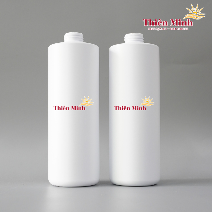 Chai HDPE 1L dáng trụ tròn dài phù hợp cho dầu gội, dầu xả, sữa tắm,... 2 Chai HDPE 1L dáng trụ tròn dài phù hợp cho dầu gội, dầu xả, sữa tắm,... - Ảnh 2